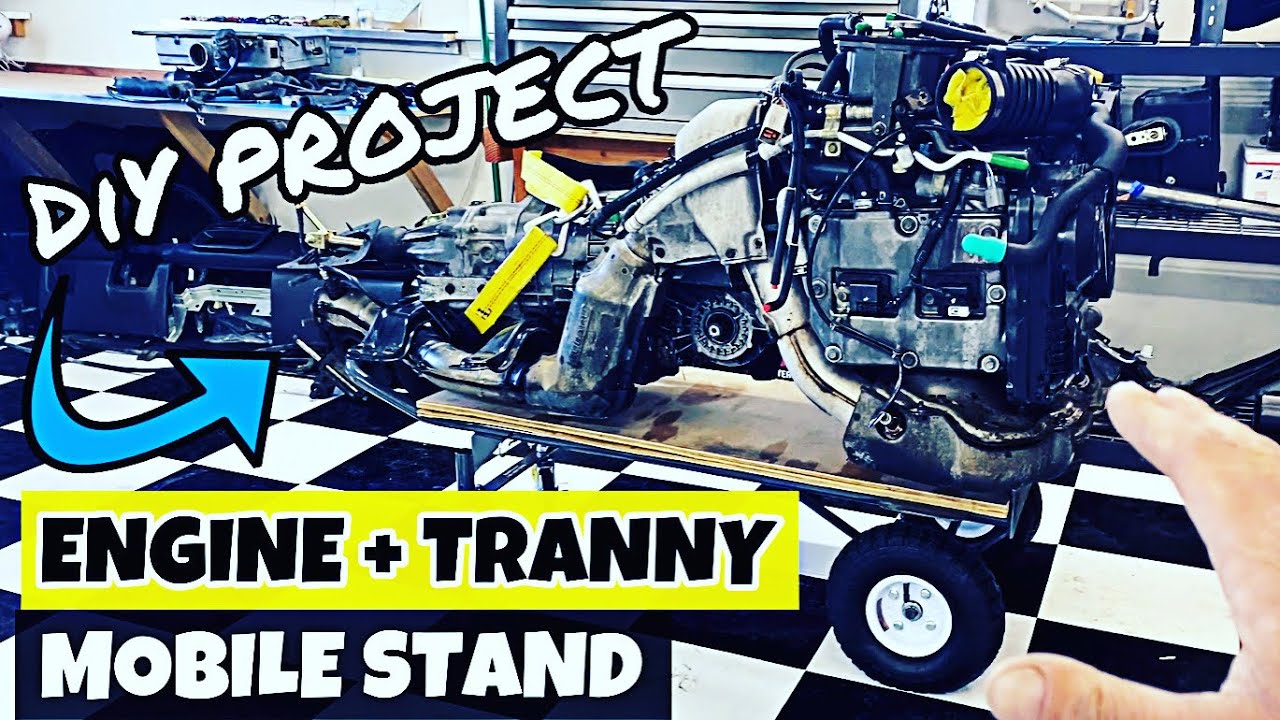 DiY Project | Mobile Engine + Trans Stand