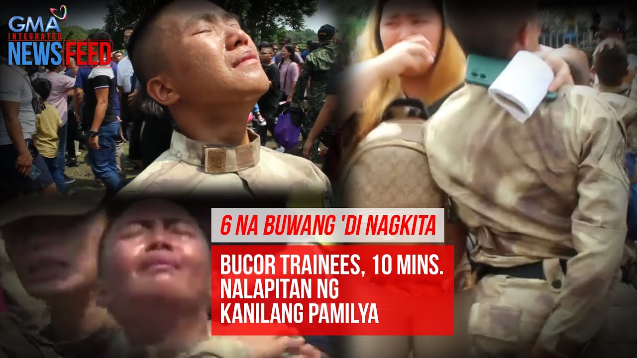 After 6 months &mdash; BuCor trainees, 10 mins. nalapitan ng kanilang pamilya | GMA Integrated Newsfeed