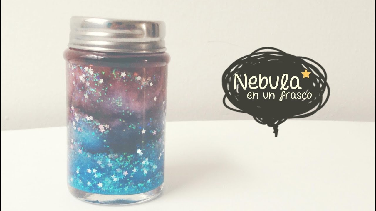 DIY: GALAXIA EN FRASCOS (TUMBLR) ♥