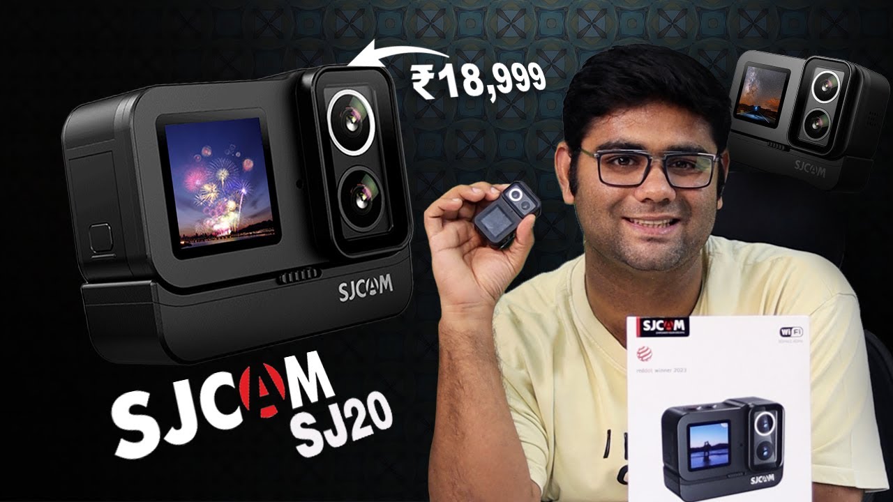 SJ cam SJ20 ⚡️‼️ World's first 🔥 Dual-Lens UHD 4K Action Camera |