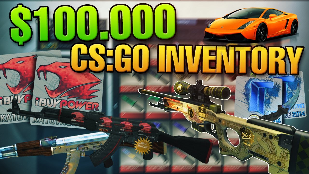 CS:GO $100.000 INVENTORY biBa - Warum kaufe ich mir keinen Lambo?!
