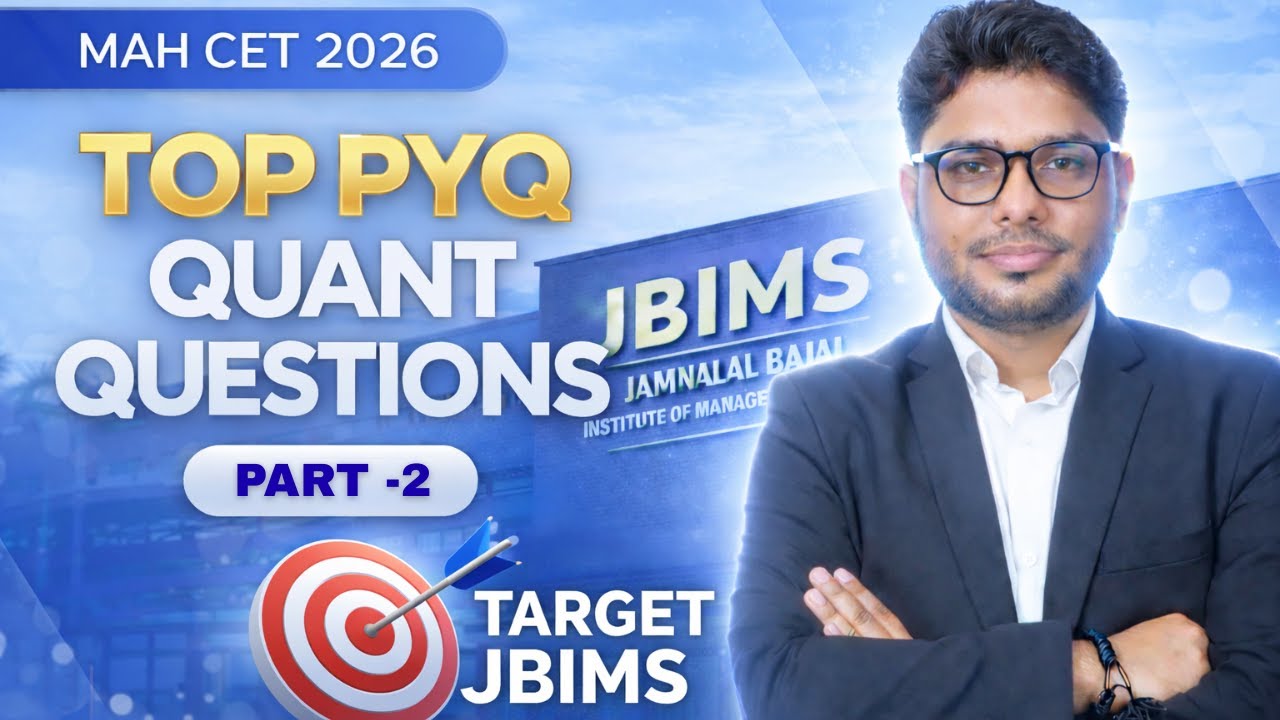 Top Quants PYQ | MAH CET 2026 | Part -2 | Placement Pulse