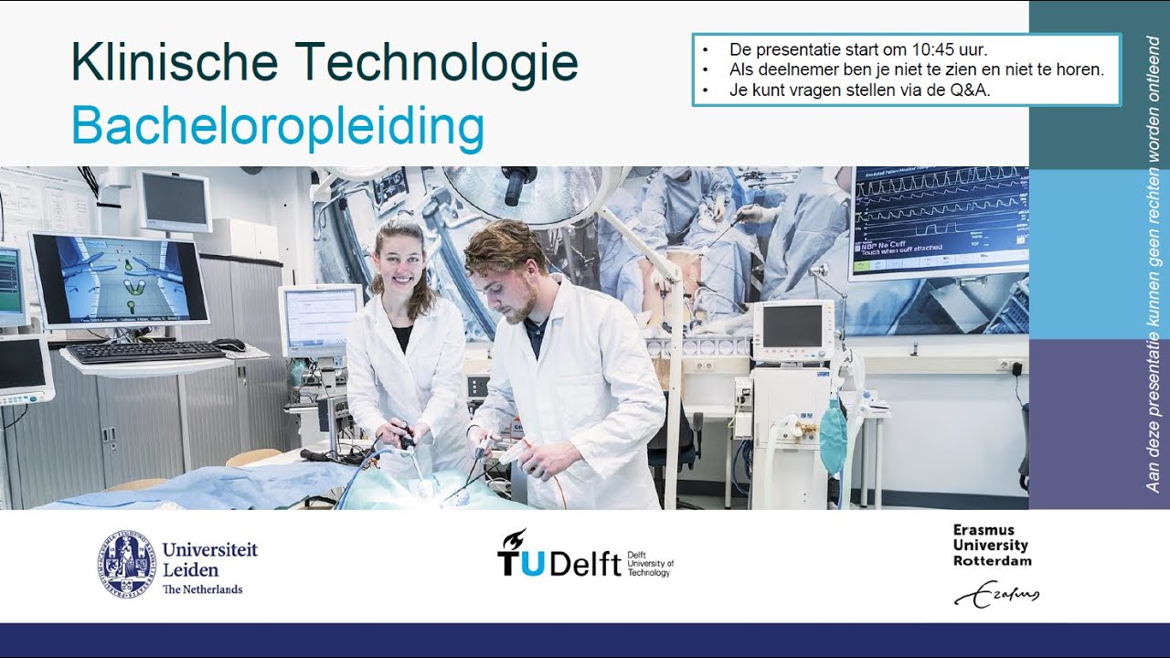 TU Delft | Online open dag maart 2021 | Klinische Technologie