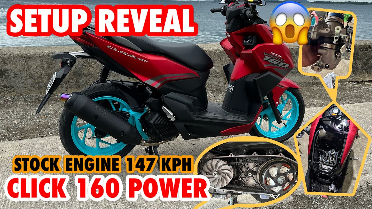 Honda Click 160 | SETUP REVEAL | KAYA PALA ANG LAKAS 🥶😱
