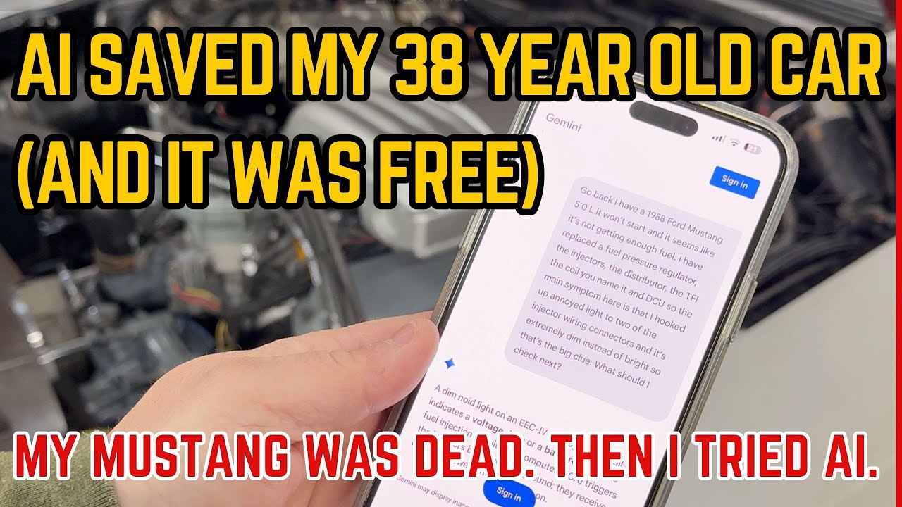 Искусственный интеллект бесплатно спас мою 38-летнюю машину!