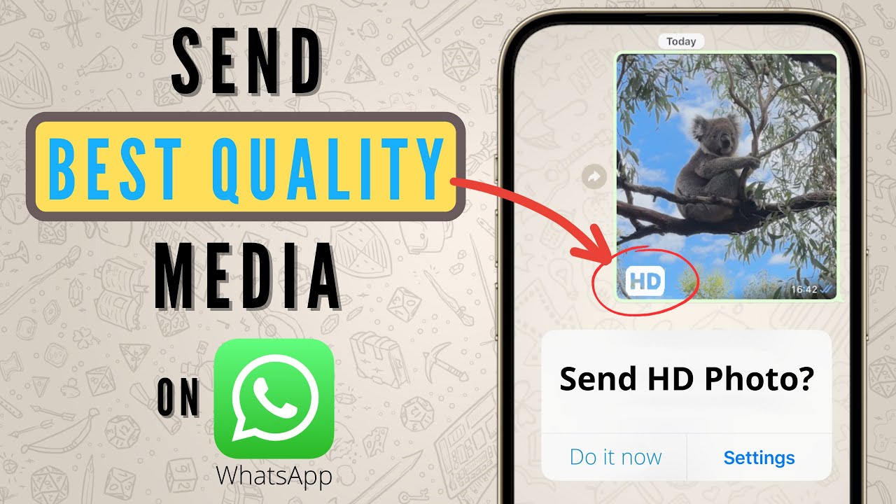 Как отправлять HD-фото и видео в WhatsApp (высокое качество)