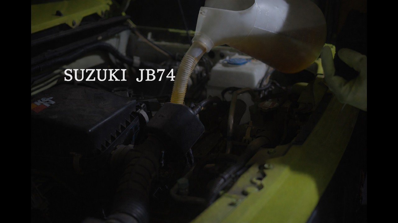 SUZUKI  JIMNY JB74   |   OIL CHANGE      オイル交換