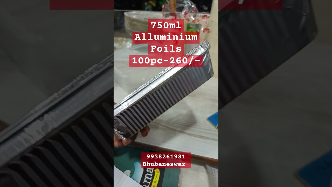 750ml Alluminium Foils Container #foodparcel #strretfoods #streetfood