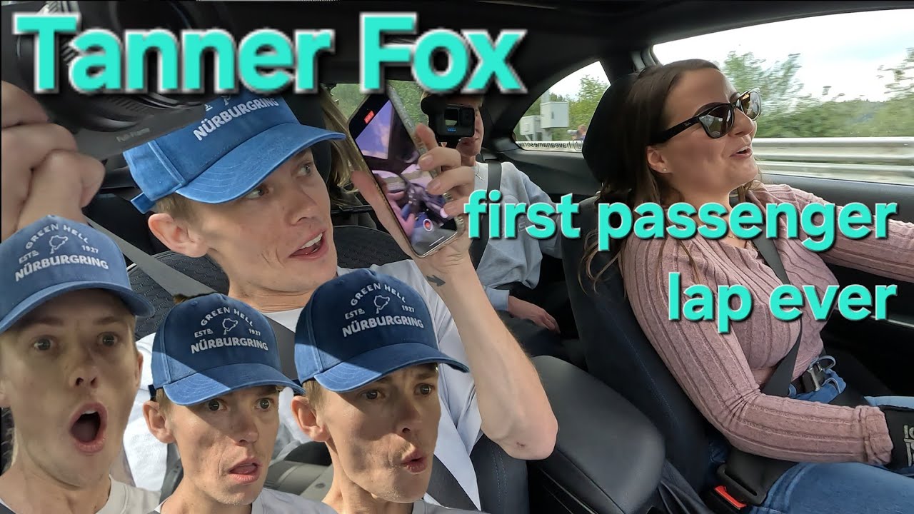 @TannerFox first passenger lap in his life stock BMW M240i girlsdriver N&uuml;rburgring Nordschleife BTG