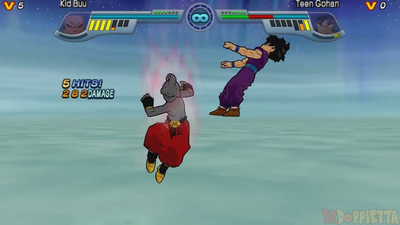 Dragon Ball Z Budokai 4 (v0.5.8) Online - Kid Buu vs SSj2 Teen Gohan