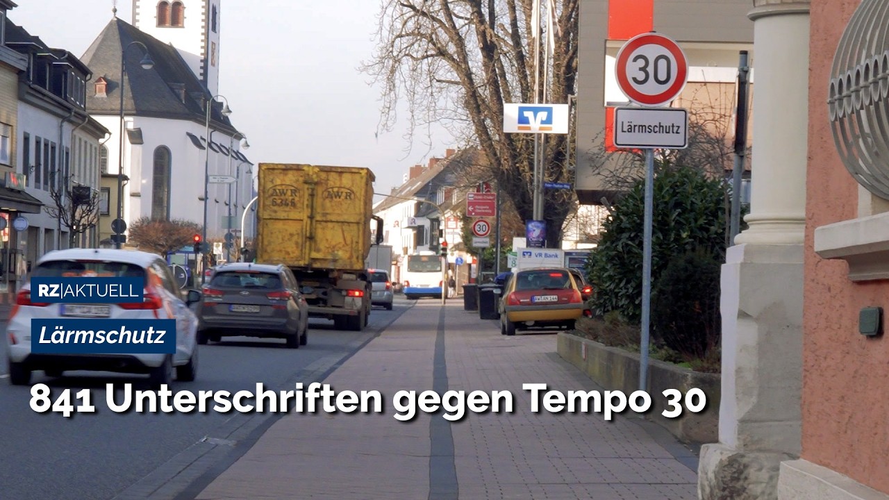 Tempo 30 in Bad Breisig: Bürger wehren sich mit Petition