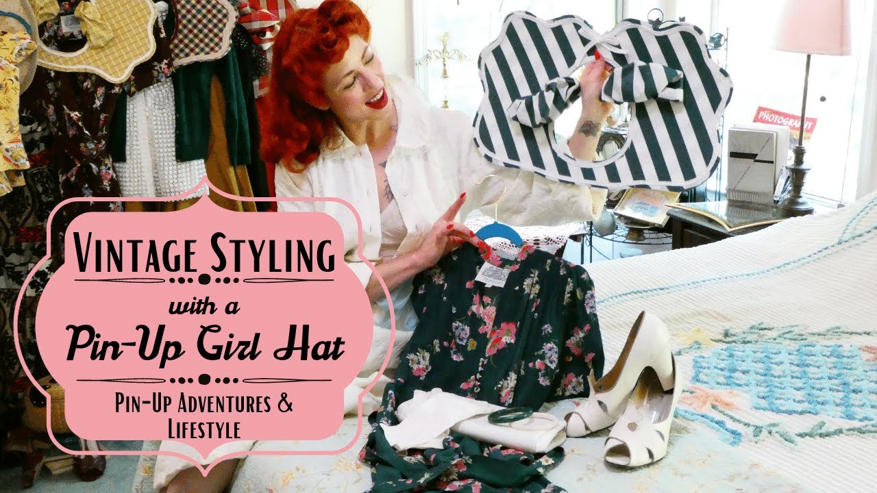 Vintage Styling with a Pin-Up Girl Hat