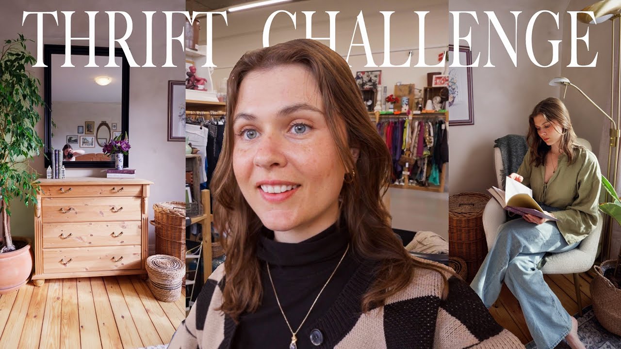 We Transformed This Room Using ONLY Thrifted Items! (Thrift Challenge)