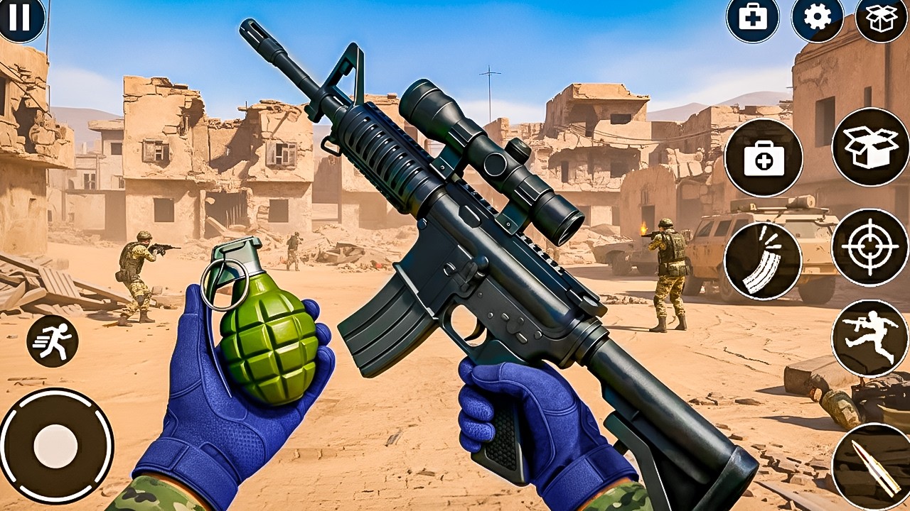 Frontline Blaster - Commando Shooter Shooting Missions - Android Gameplay