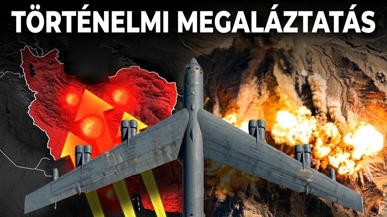 Az amerikai B-52-es bombázó elképesztő támadást hajtott végre: Iránnak vége!