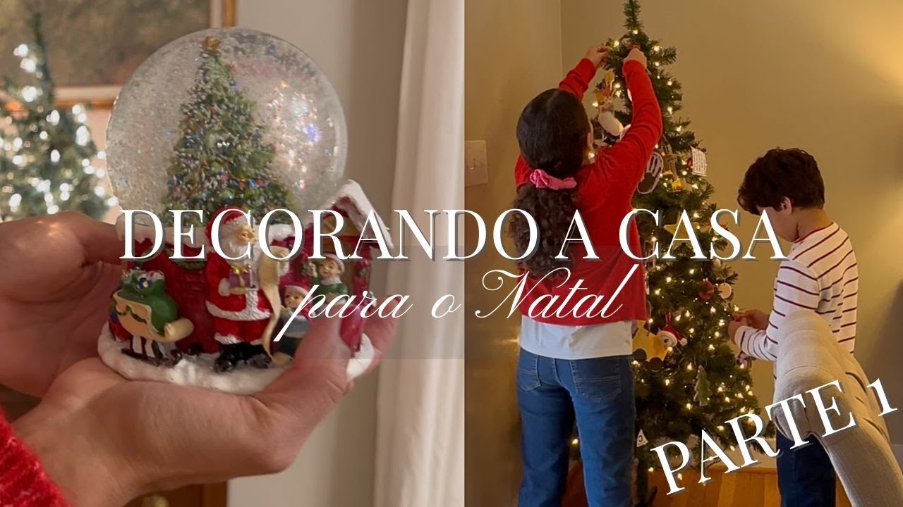 A PRIMEIRA PARTE DA DECORA&Ccedil;&Atilde;O DE NATAL EST&Aacute; PRONTA!!!