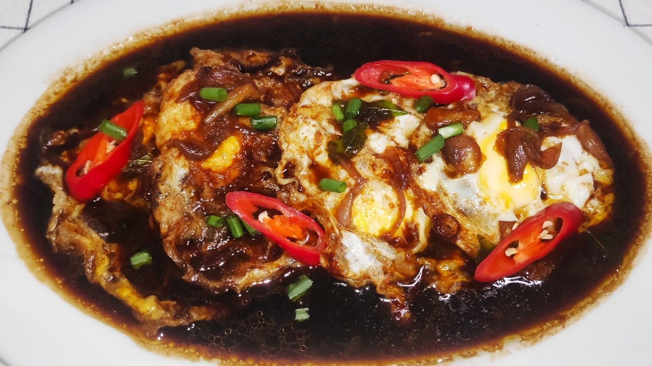 Telur Goreng Masak Kicap Sedap dan Mudah