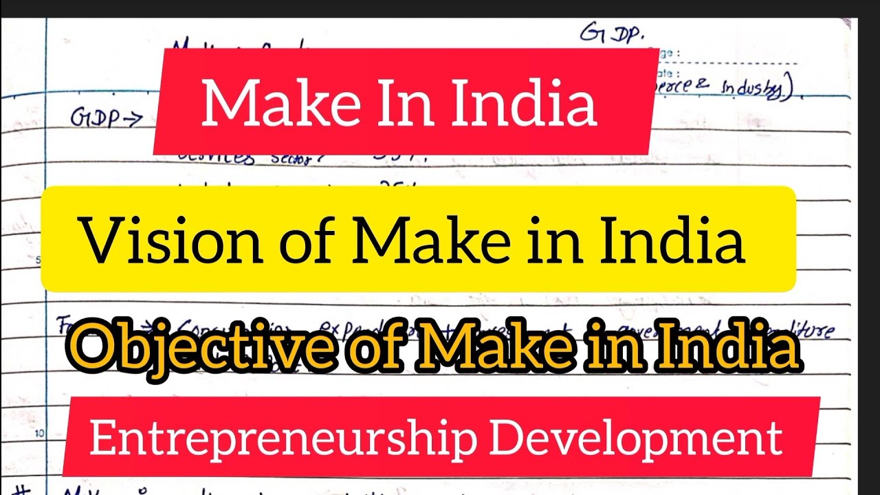 What is Make in India l Concept l Vision of MI l Why make in India l Why should they invest in india
