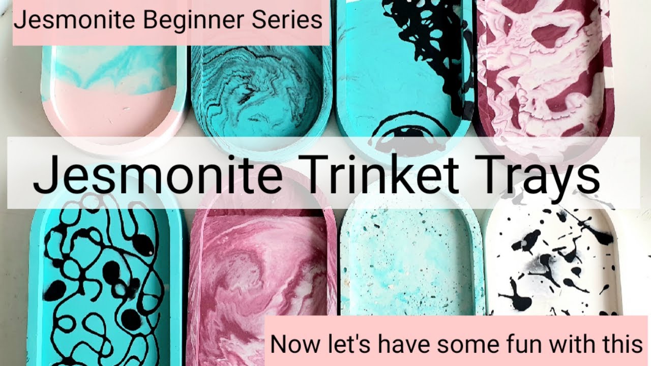 Jesmonite Trinket Trays Let's have some fun and go for it. Video 6 Finale