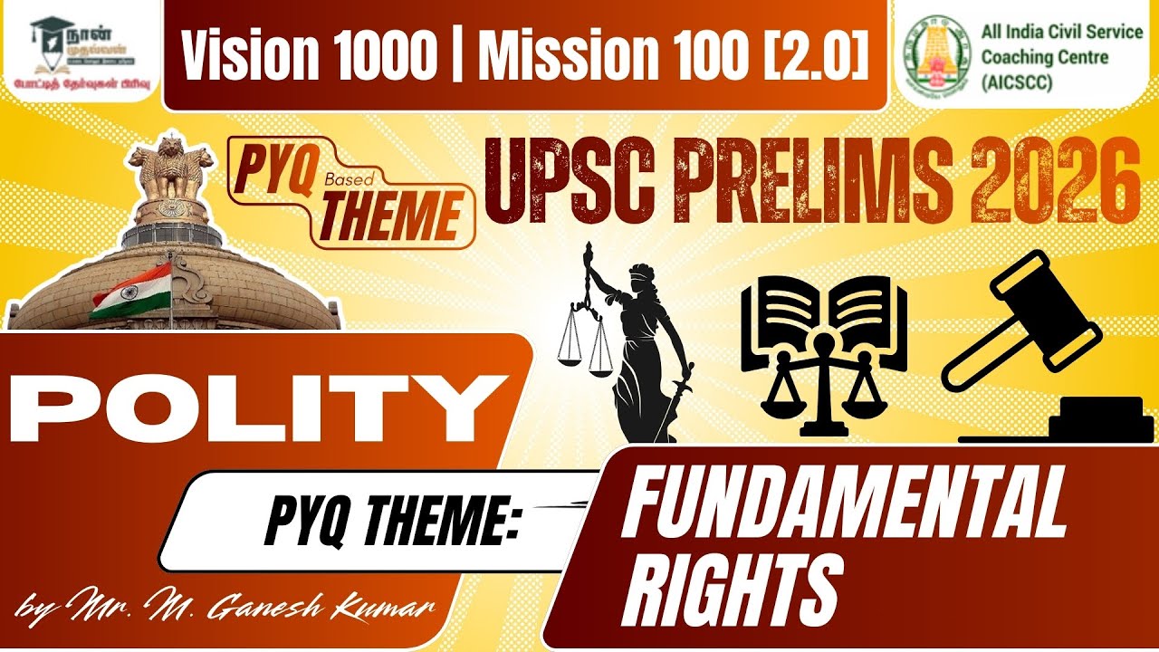 Polity | PYQ THEME: Fundamental Rights by Mr. M. Ganesh Kumar