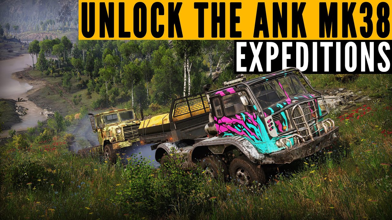 Как открыть ANK MK38 Civilian в игре Expeditions: A MudRunner