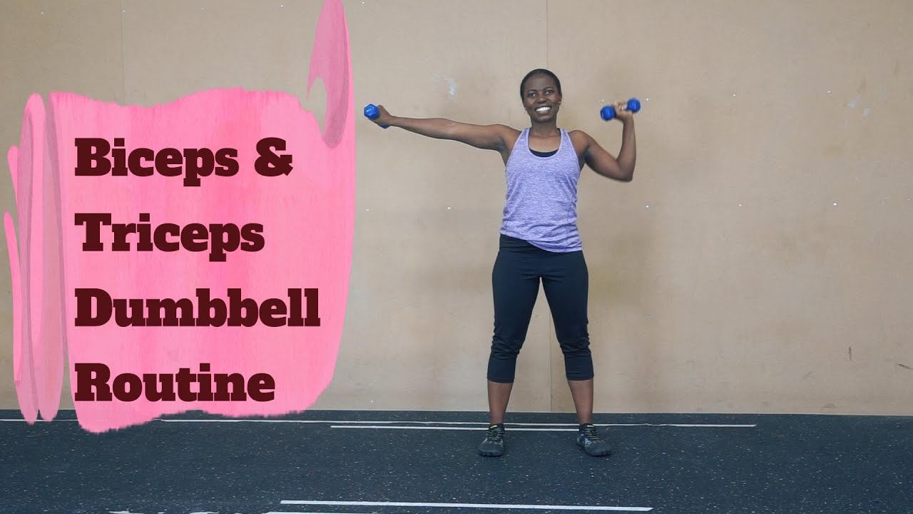 💪Biceps & Triceps Routine To Tone & Strengthen With Dumbbells Physiofitness