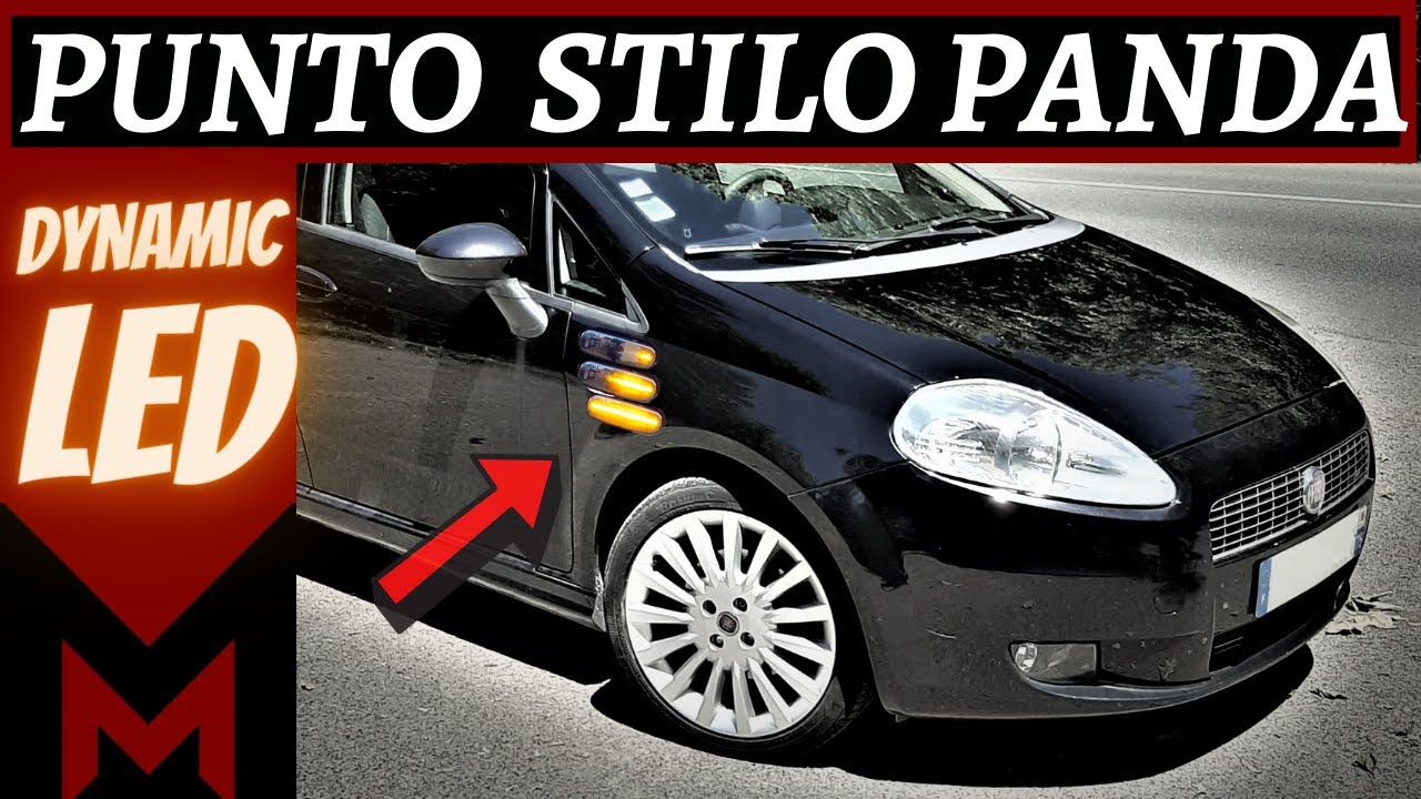 🚨 Clignotant LED Dynamique 🚨 FIAT Grande Punto Evo Stilo Panda Doblo Abarth 🔧 Meca Maniaque 🔧