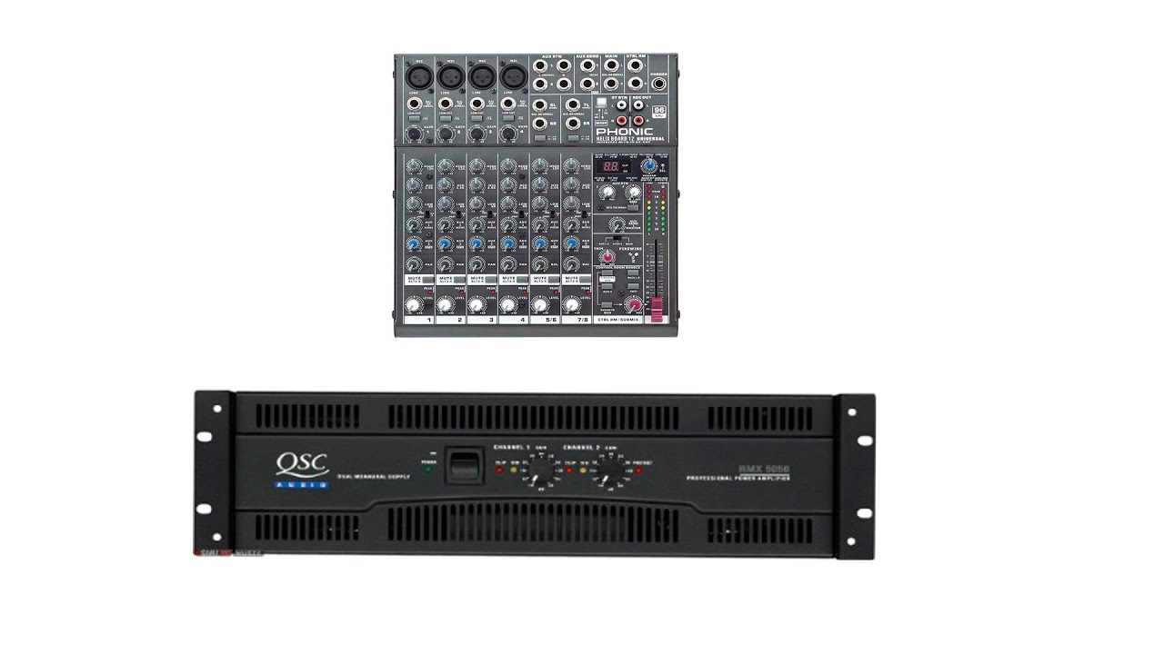 COMO HACER LAS CONEXIONES DE UNA CONSOLA A UN AMPLIFICADOR DE POTENCIA