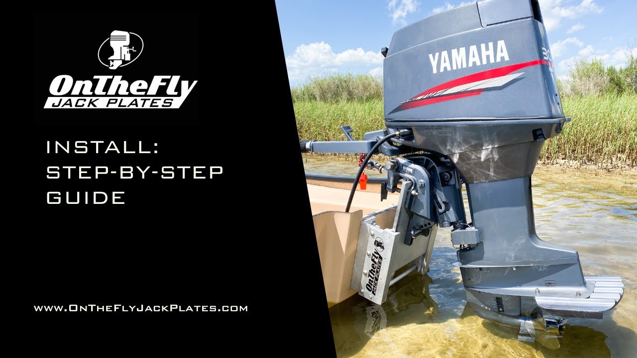 On The Fly Jack Plates Standard Manual Install
