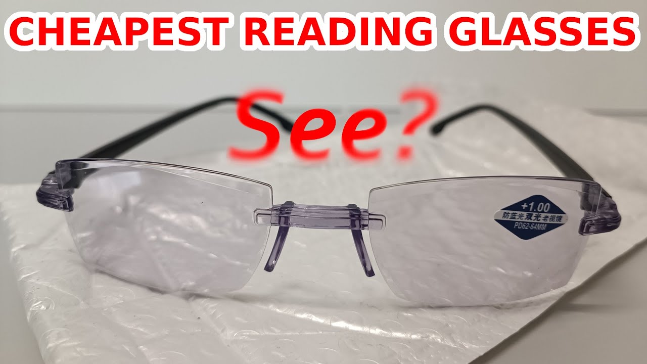 CHEAP READING GLASSES - ANY GOOD ? | BIFOCAL vs PROGRESSIVE LENSES | ACRYLIC GLASS REFLECTIONS