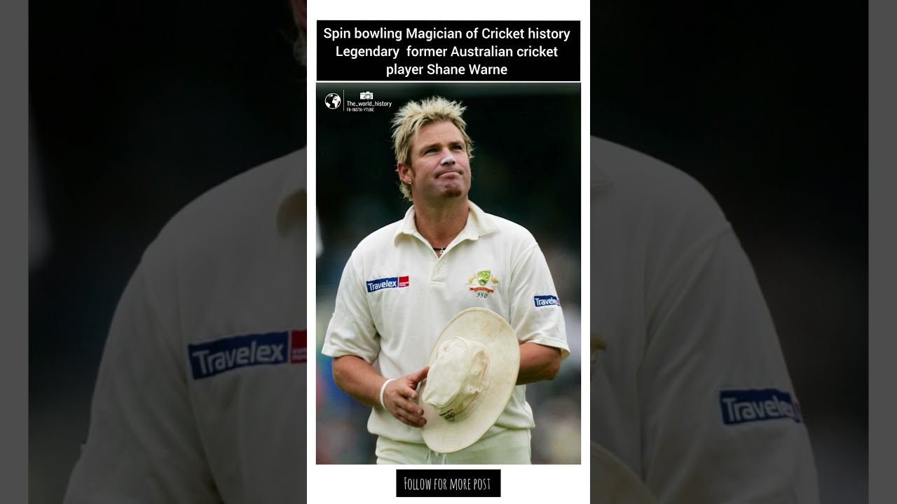 The Magician of Australian cricket former player Shane Warne 