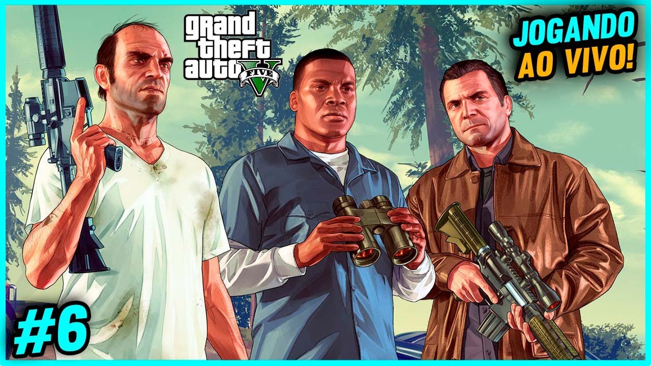 Barreto Jogando GTA V AO VIVO! Parte #6
