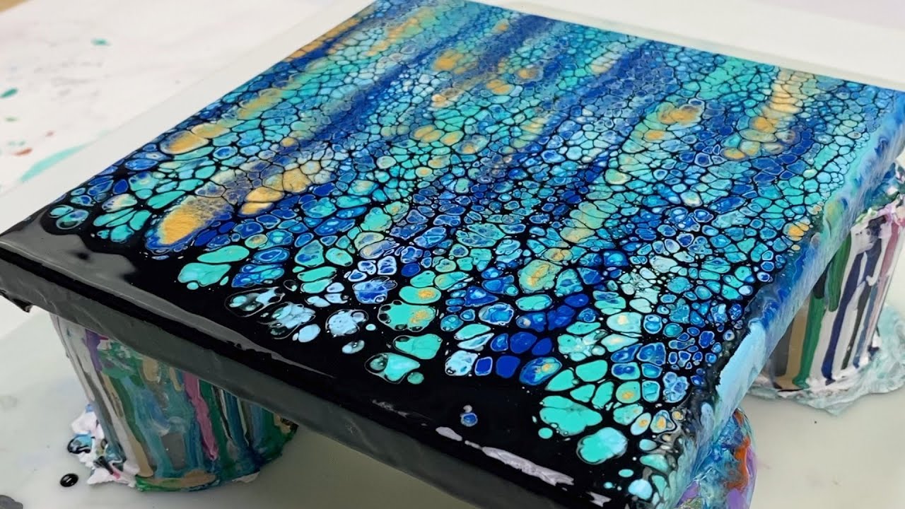 109. BLUE SERENADE | Acrylic Swipe | Acrylic Pouring Tutorial