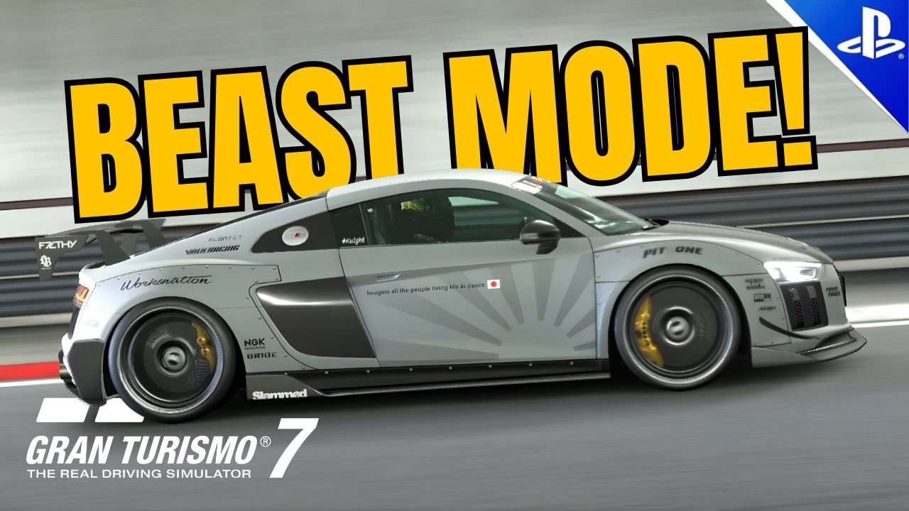 BEAST MODE Audi R8 V10 Deep Forest Run | GT7 (No Commentary)