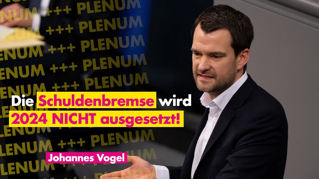 &bdquo;Wir entlasten B&uuml;rgerinnen und B&uuml;rger!&ldquo; | Johannes Vogel im Bundestag