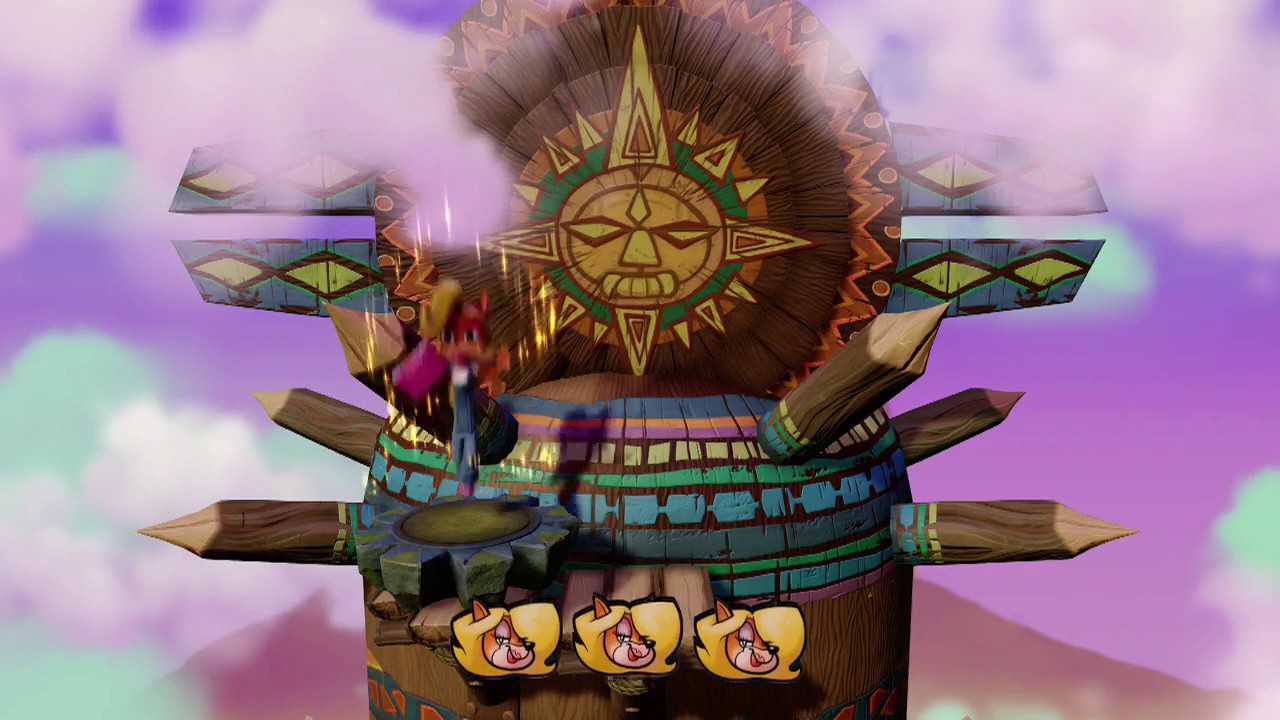 Crash Bandicoot 1 (N-Sane Trilogy) - Completing The Great Gate (Yellow Gem Platform)