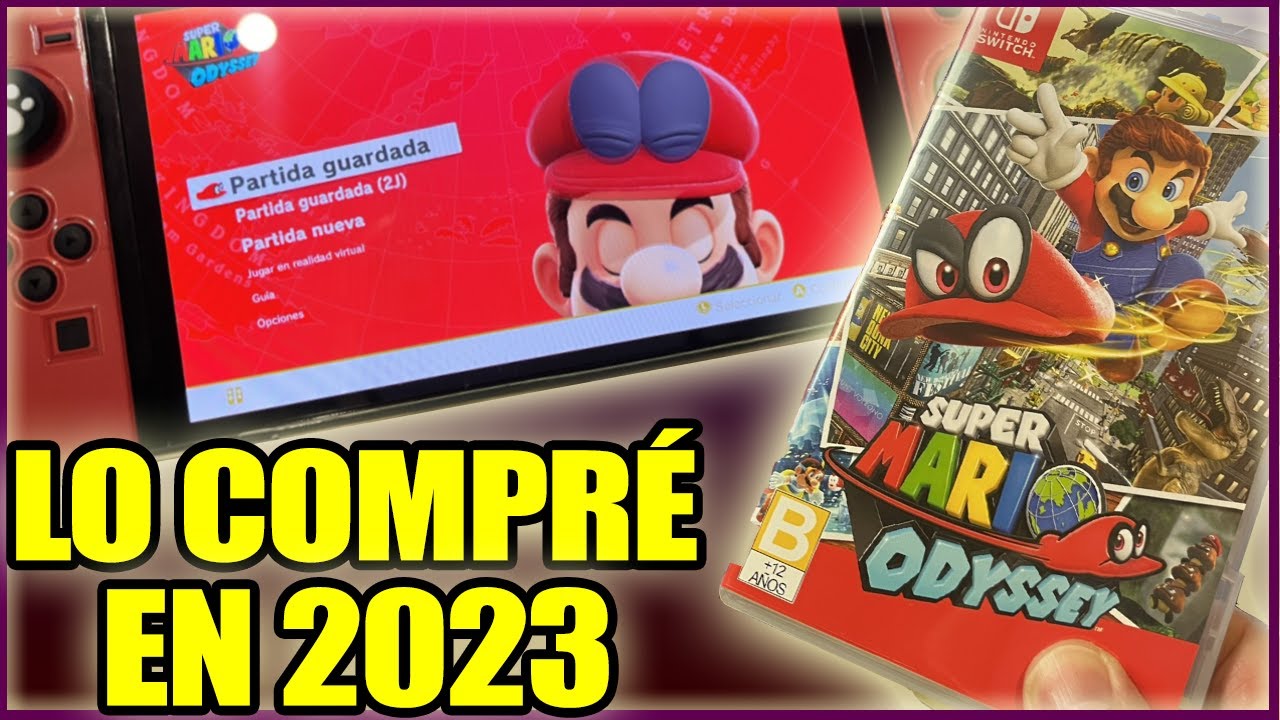 Compré Super Mario Odyssey en 2023 ¿Valdrá la pena? | Unboxing | Gameplay | elPonchMX