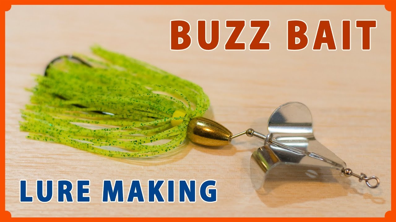 Making a Inline Buzz Bait (Weedless stye) / インラインバズベイトをハンドメイド
