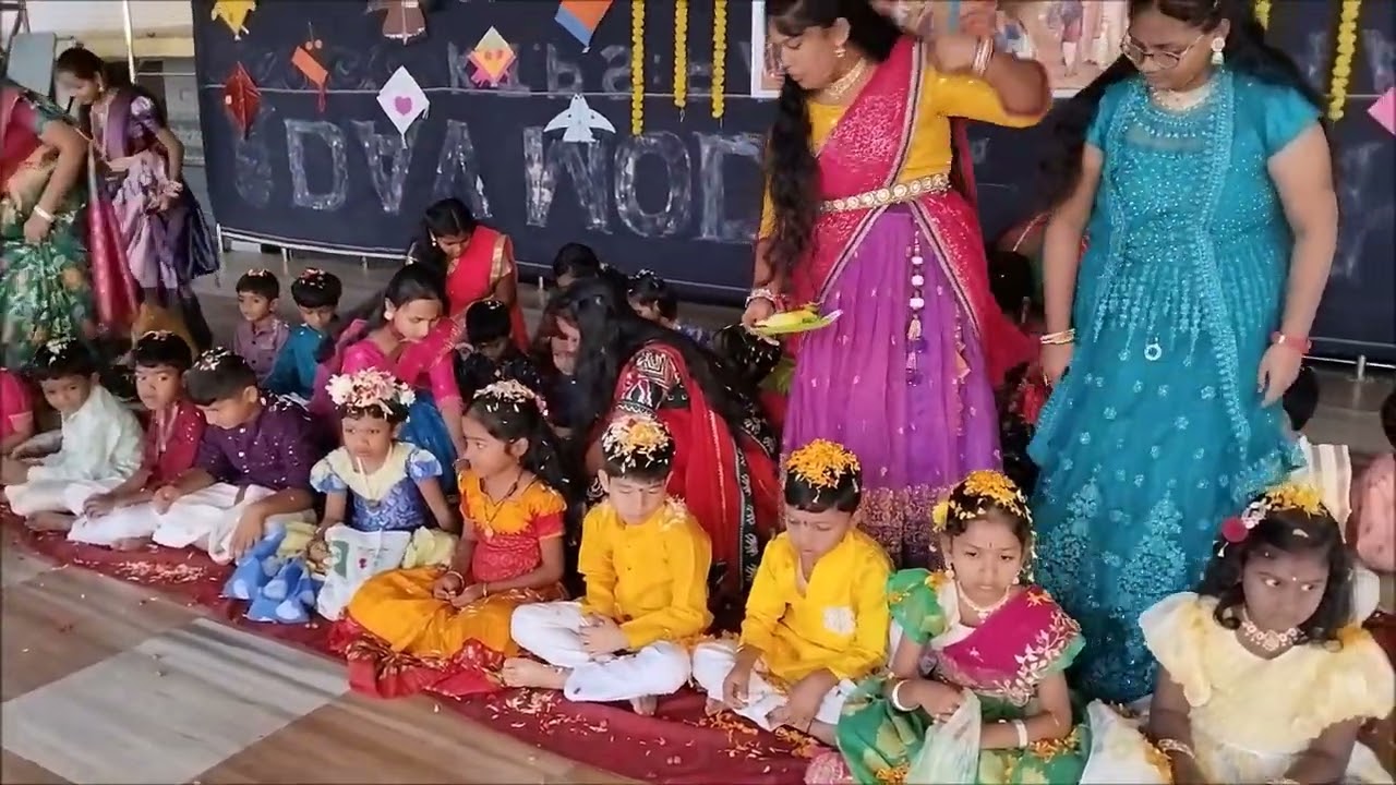 DAV HIGH SCHOOL, KTPS, PALVANCHA, SANKRANTHI CELEBRATIONS 2025 BOGI PANDLU