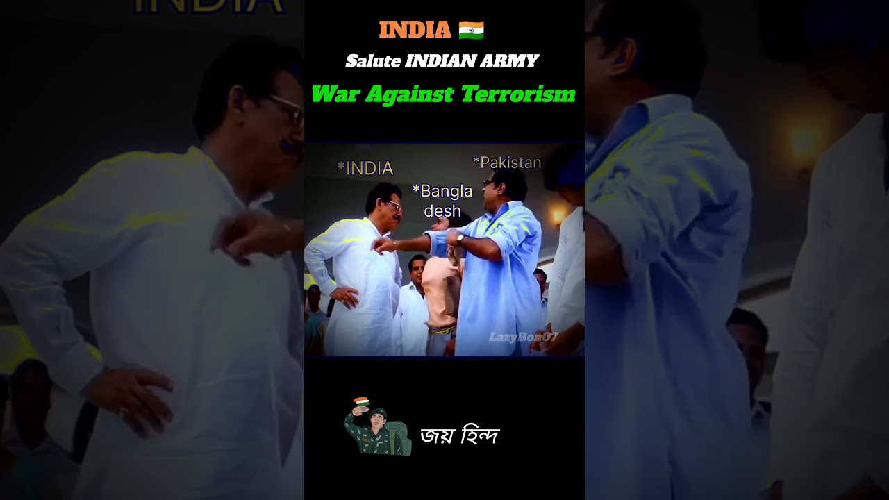 War Against Terrorism ||  Salute to Indian Army 🇮🇳India VS Pakistan war#india #shorts #youtubeshorts
