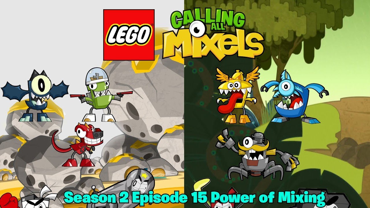 Lego Calling All Mixels S2 Ep15 Power of Mixing (Stop Motion)