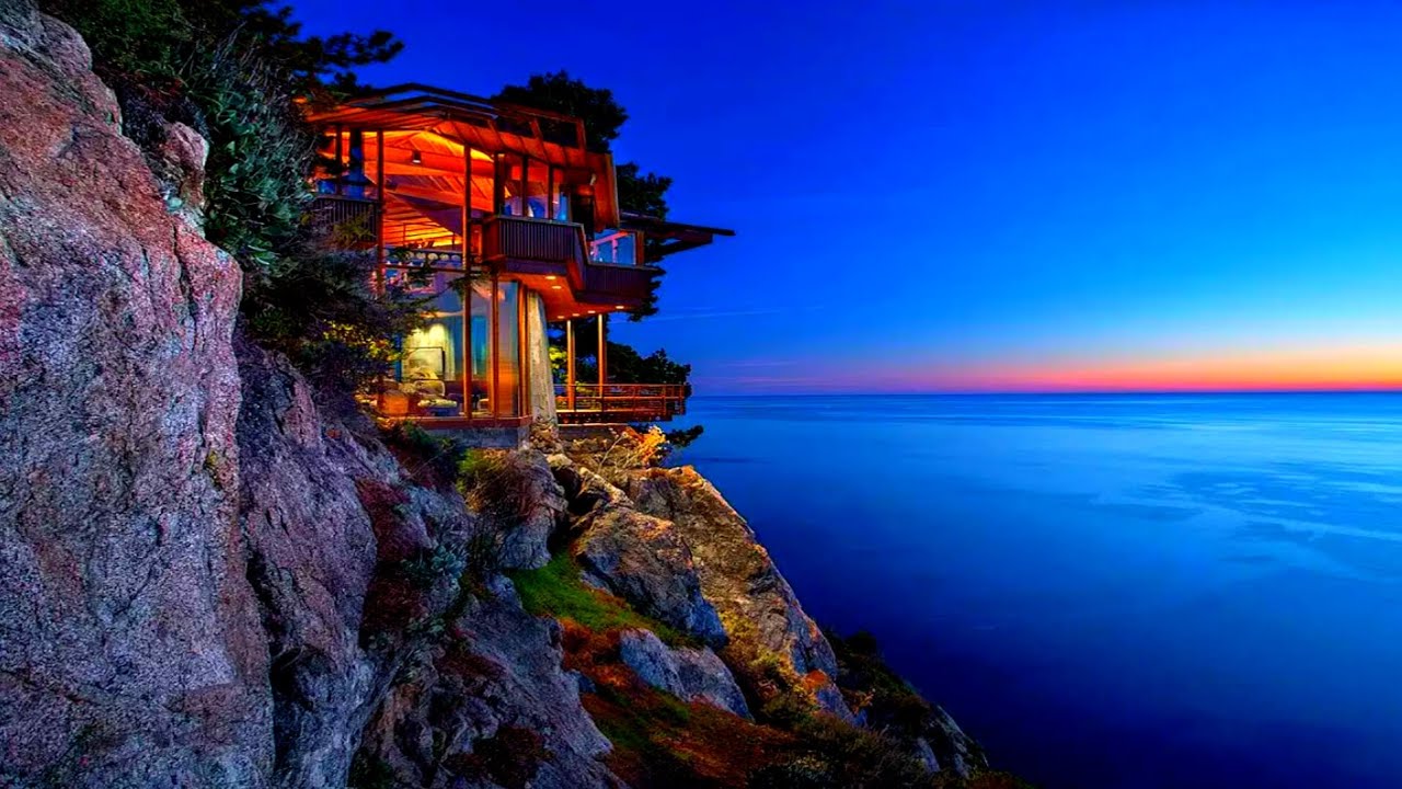 California Oceanfront Homes For Sale | Big Sur California Magical House | Oceanfront Mountain Home
