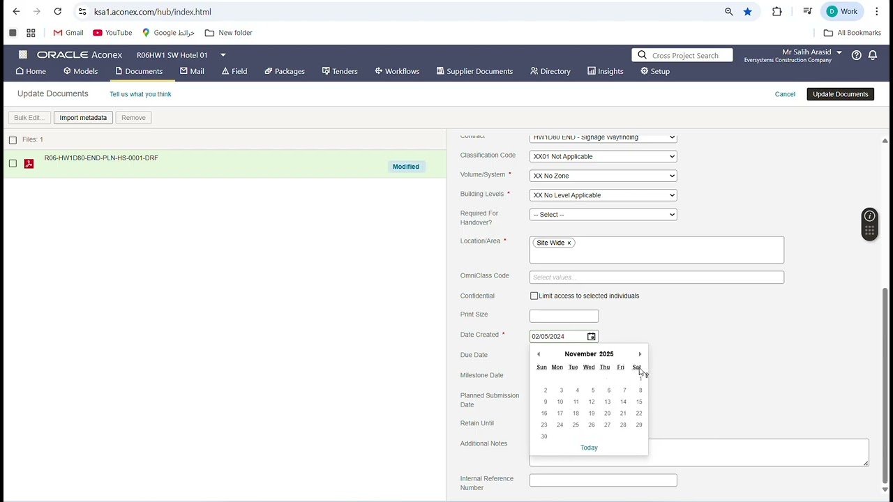Update Document in Aconex #updating the latest document in Aconex #superseding #replacing