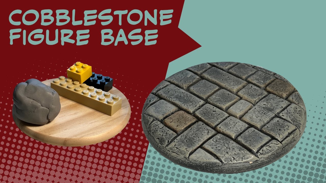 Making a Cobblestone Figure Base Using Polymer Clay and Wood