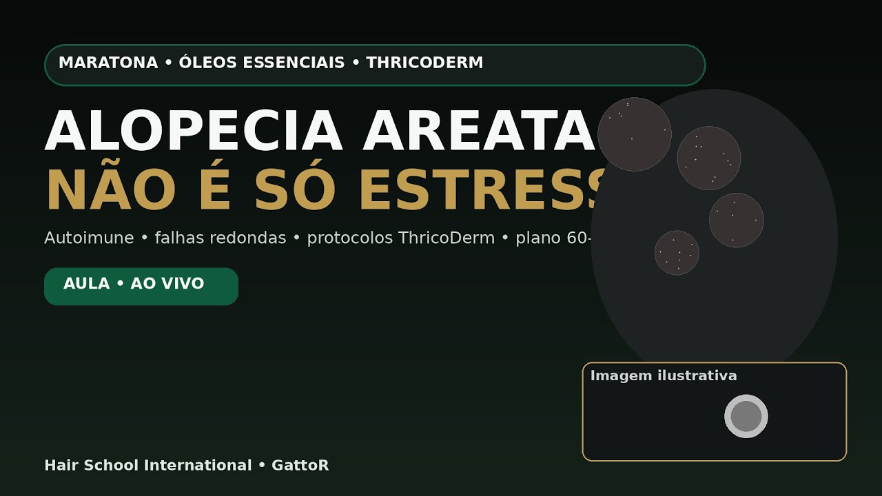 Alopecia Areata Com Óleos Essesnciais!