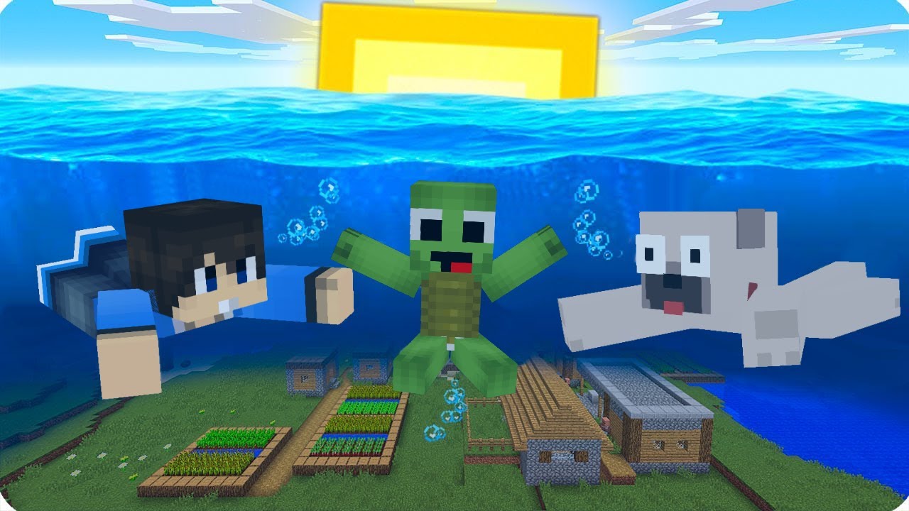 ÓRIÁSI ÁRVÍZ A MINECRAFTBAN!