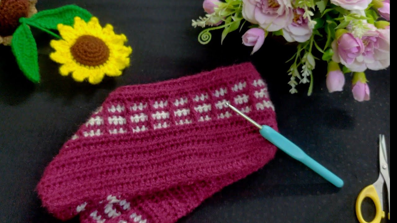 Crochet project crochet socks tutorial video