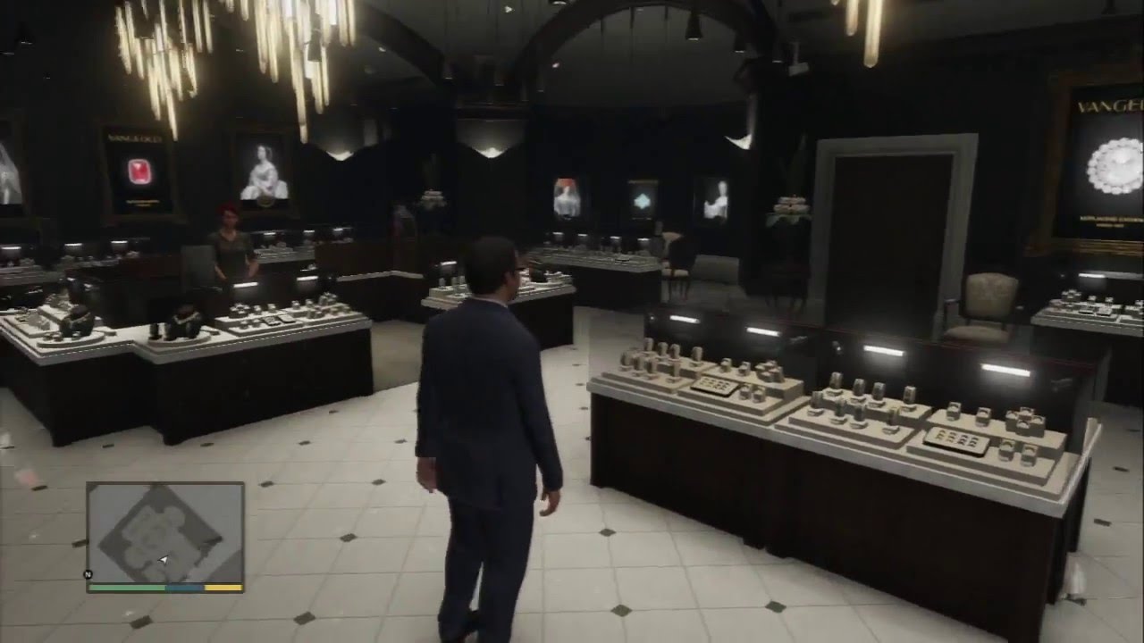 Grand Theft Auto V - Casing The Jewel Store: Camera Glasses Recon Cameras, Roof, Keypad & Vents