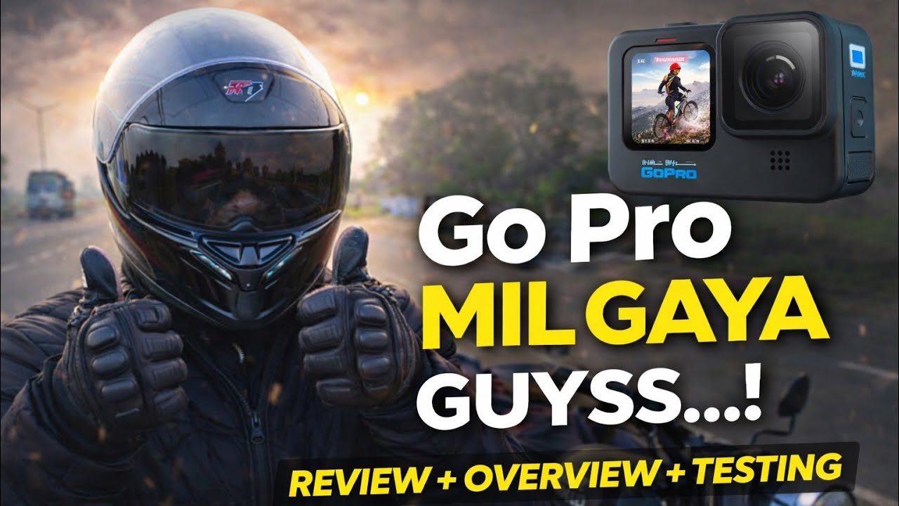 Finally GoPro Mil Gaya Guyss! 📸 | Review + Overview + Ride | Nagpur 🔥 