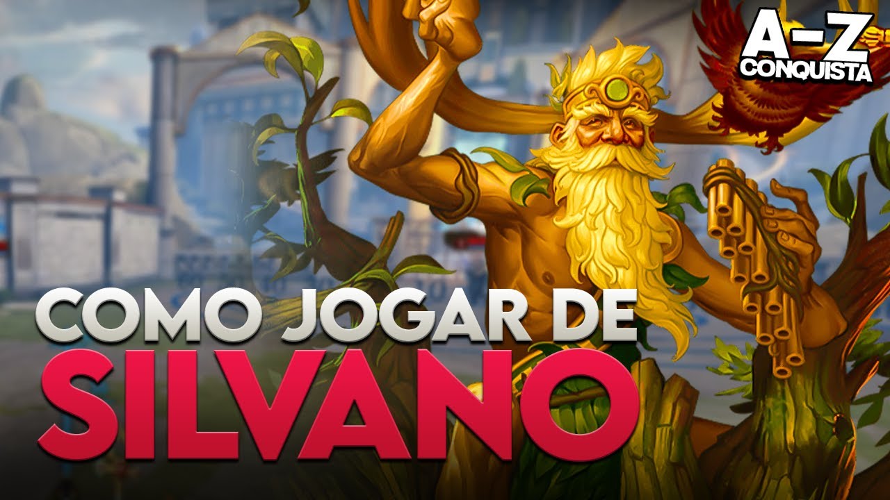 COMO JOGAR DE SILVANO/SYLVANUS, A-Z Conquista + Guia - ⚡ Smite BR